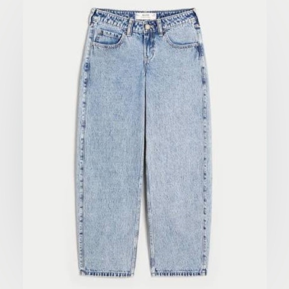 Hollister Low Rise Taper Baggy Jeans - Picture 1 of 3